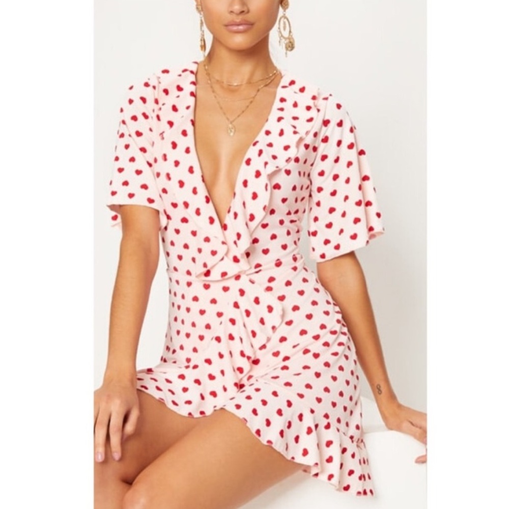 wrap heart dress 💌